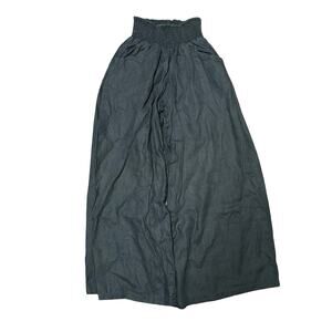 Nomad the Label Wide Leg French Linen Pants Women 8 High Rise Breathable Classic